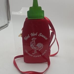 Red Hot Sauce Bottle Crossbody Bag
